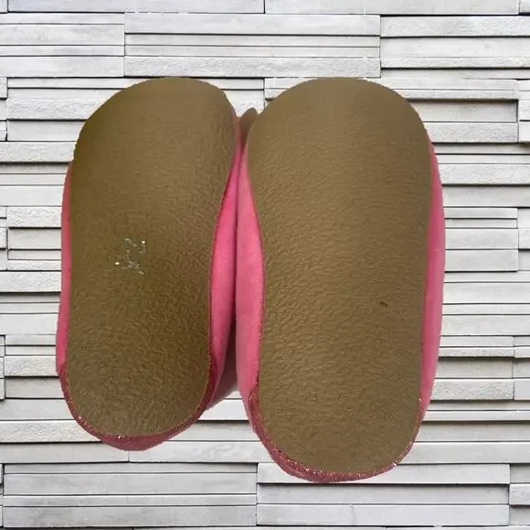 Laura Ashley Faux Suede Slippers Sz. S (11-12) - Picture 4 of 4